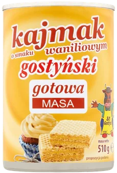 Kajmak waniliowy Gostyński SM Gostyń 510g widok 1