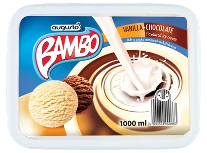 Lody Bambo wanilia czekolada Augusto 1l widok 1