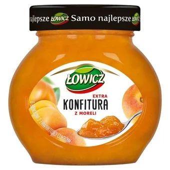 Konfitura z moreli Łowicz 240g widok 1