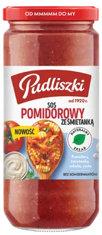 Zdjęcie produktu - Sos pomidorowy ze śmietanką Pudliszki 480g