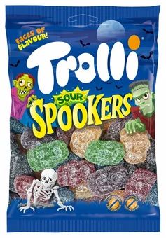 Żelki spookers sour Trolli 175g widok 1