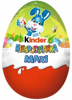 Jajko Kinder Niespodzianka maxi niebie. 100g BN25 widok główny