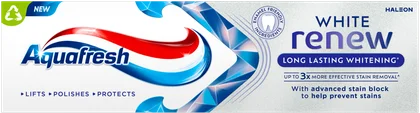 Zdjęcie produktu - Pasta do zębów renew white Aquafresh 75ml