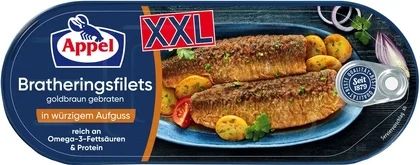 Zdjęcie produktu - Filety ze śledzia w zalewie octowej Appel 500/300g