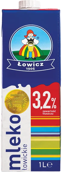 Mleko UHT 3,2% 1l widok 1