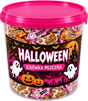 Zdjęcie produktu - Cukierki krówka mleczna w wiad. Halloween 1,2kg