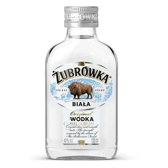 Wódka Żubrówka biała 100ml 40% widok 1