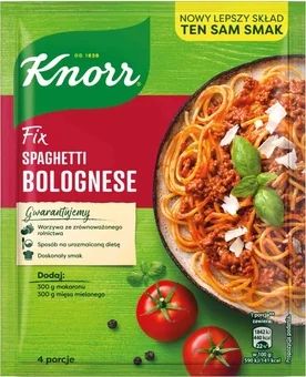 Fix spaghetti bolognese Knorr 41g widok główny