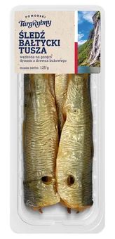 Zdjęcie produktu - Śledź tusza wędzony Targ Rybny 125g