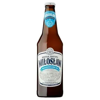 Piwo Miłosław IPA 0,5l 0% but. zw. widok 1