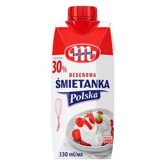 Śmietanka UHT 30% deserowa Polska Mlekovita 330ml widok 1