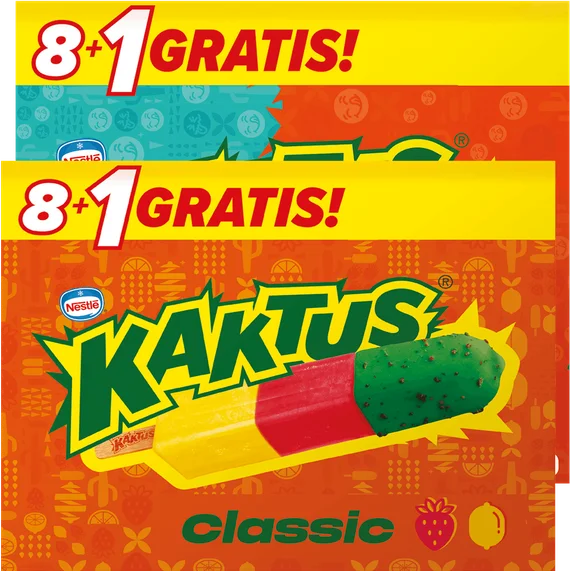 Lody multipack cyt. trusk. Kaktus 8+1 gratis x45ml widok 1