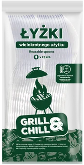 Zdjęcie produktu - Łyżki transp wielokrotne użytku Grill&Chill 25szt