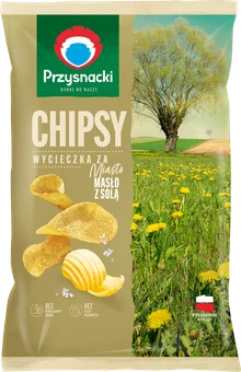 Zdjęcie produktu - Chipsy Przysnacki masło z solą 200g