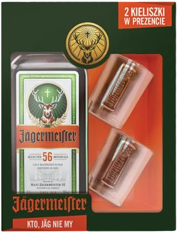 Likier Jagermeister 35% 0,7l + 2 kieliszki widok 1