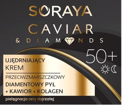 Zdjęcie produktu - Krem do twarzy Caviar&Diamonds Soraya 50ml mix