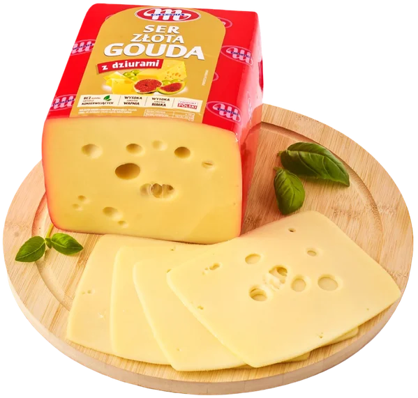 Ser Złota Gouda z dziurami Mlekovita kg widok 1