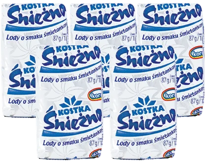 Lody kostka Śnieżna śmietankowa 180ml widok 1