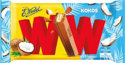 Wafelek WW kokos Wedel 47g widok główny