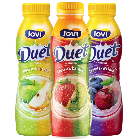 Zdjęcie produktu - Napój jogurtowy Jovi Duet