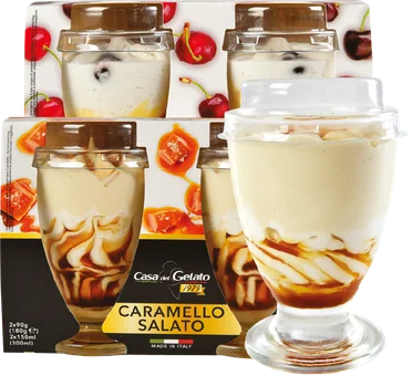 Lody w pucharku Casa del Gelato 2x150ml mix widok 2