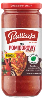 Zdjęcie produktu - Sos pomidorowy pikantny Pudliszki 480g