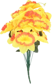 Kwiat sztuczny żonkil bukiet 18szt WN26 widok 1