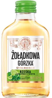 Zdjęcie produktu - Likier Żołądkowa gorzka limonka z mięta 90ml 25%