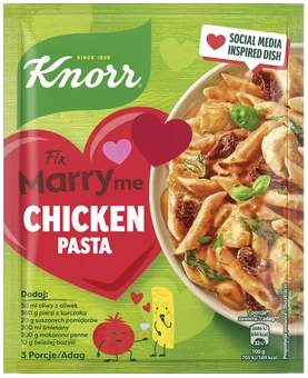 Fix marry me chicken pasta Knorr 48g widok 1