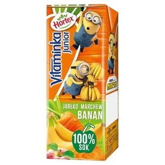 Sok jab march ban Vitaminka Minionki Hortex 200ml widok 2