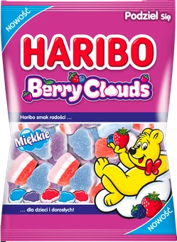 Żelki berry clouds Haribo 150g widok 1