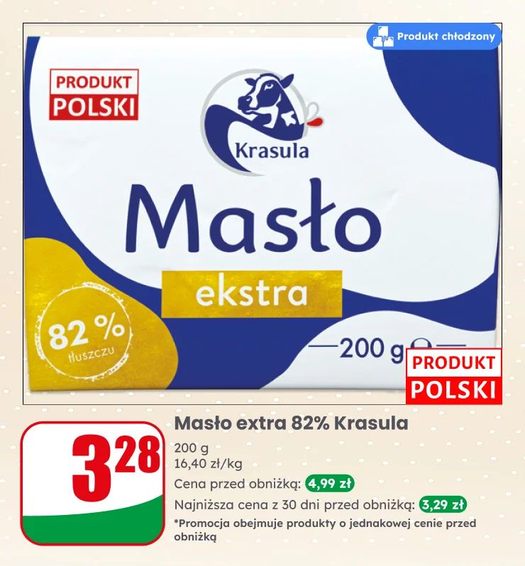 Produkty chłodzone kabanosy sery topione sery żółte masła masło