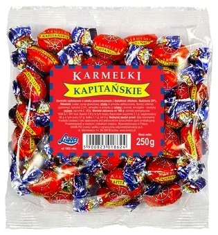 Zdjęcie produktu - Cukierki karmelki Kapitańskie Gran-Pik 250g