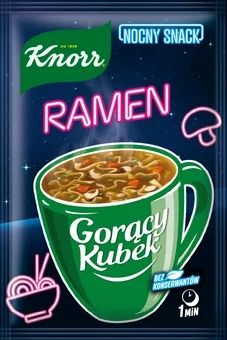 Zdjęcie produktu - Zupa Gorący Kubek ramen Knorr 16g