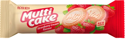 Zdjęcie produktu - Markizy Multicake truskawkowe Roshen 180g