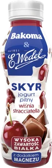 Zdjęcie produktu - Jogurt pitny skyr Bakoma&Wedel 300g mix