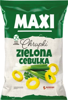 Chrupki Maxi o smaku ziel. cebulki Eurosnack 130g widok główny 