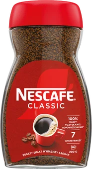 Kawa rozpuszczalna Classic Nescafe 200g widok główny