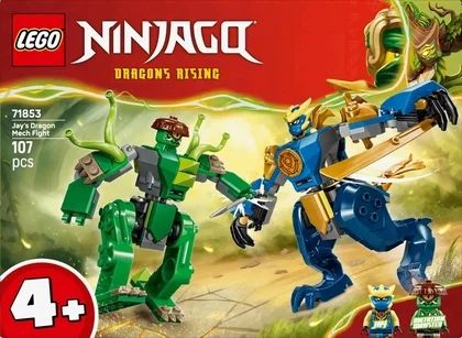 Zabawka Lego Ninjago bitwa w smoczym mechu Jaya widok 1