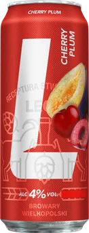 Zdjęcie produktu - Piwo Lech wiśnia śliwka 0,5l 4% puszka
