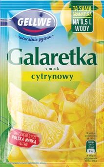 Galaretka cytrynowa Gellwe 72g widok 1