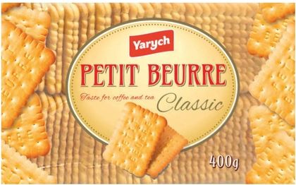 Zdjęcie produktu - Herbatnik Petit Beurre Yarych 400g