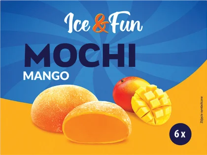 Zdjęcie produktu - Lody multipack Mochi mango Ice&Fun 6x35g