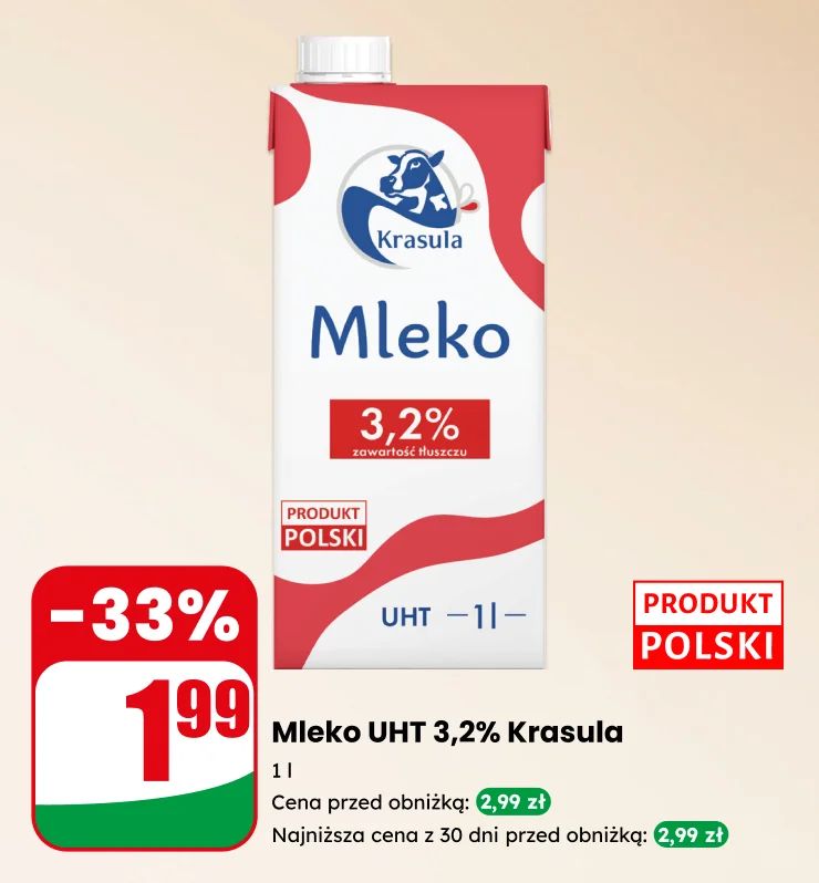 Kawy i mleko teraz taniej w DINO!