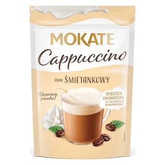 Kawa cappuccino śmietankowe Mokate 140g widok 1