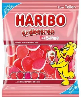 Żelki Erdbeeren mit Sahne Haribo 175g widok 1