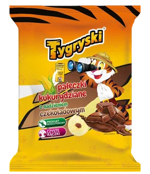 Zdjęcie produktu - Pałeczki kukurydziane z nadz. czekola Tygryski 60g