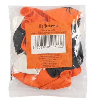 Balony lateksowe Halloween 18szt H26 widok 1