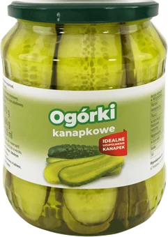 Ogórki Kanapkowe 670/360g widok 1