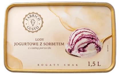 Lody jog. z sor. czar. porz. Fabrico Gusto 1,5l widok 1